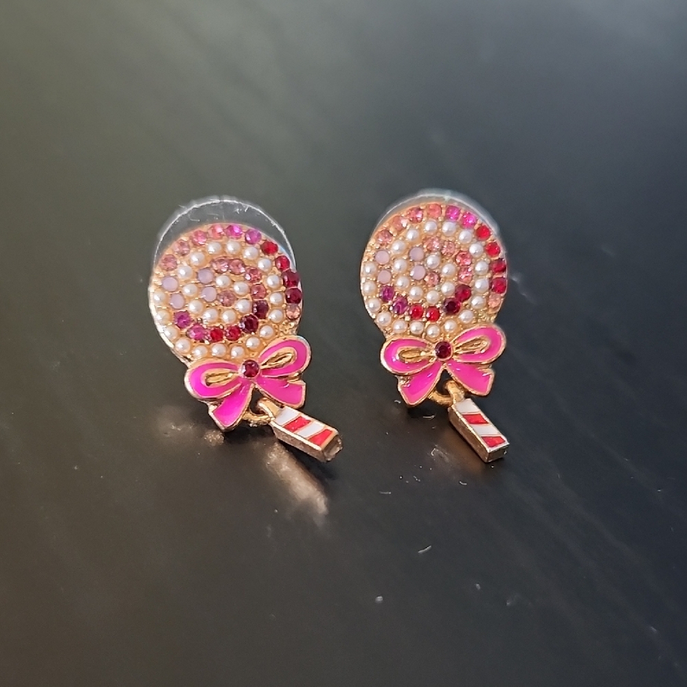 Betsy Johnson Earrings Holiday Lollipop Earrings